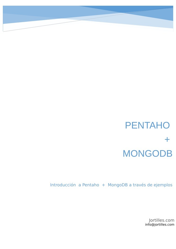 Imágen de pdf PENTAHO + MONGODB
