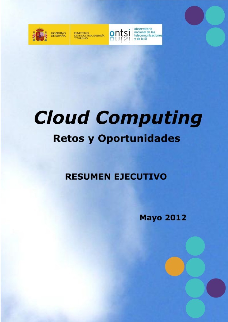 Imágen de pdf Cloud Computing - Retos y Oportunidades