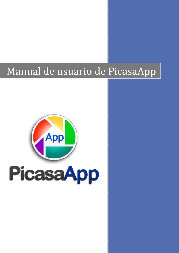 Imágen de pdf Manual de usuario de PicasaApp