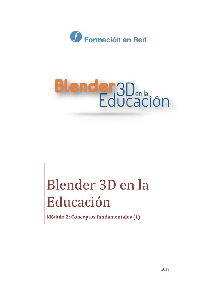 Imágen de pdf Blender: 3D en la Educación. Módulo 2: Conceptos fundamentales (1)