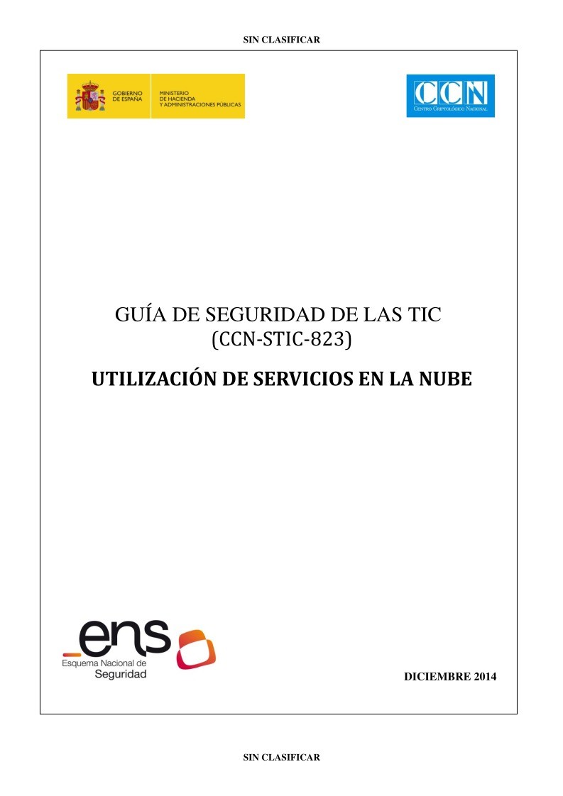 Imágen de pdf UTILIZACIÓN DE SERVICIOS EN LA NUBE - GUÍA DE SEGURIDAD DE LAS TIC