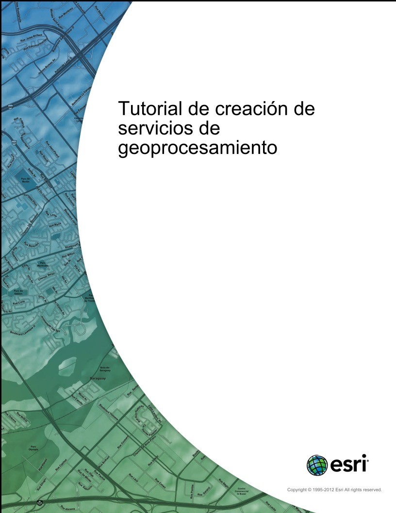 Imágen de pdf tutorial de creación de servicios de geoprocesamiento