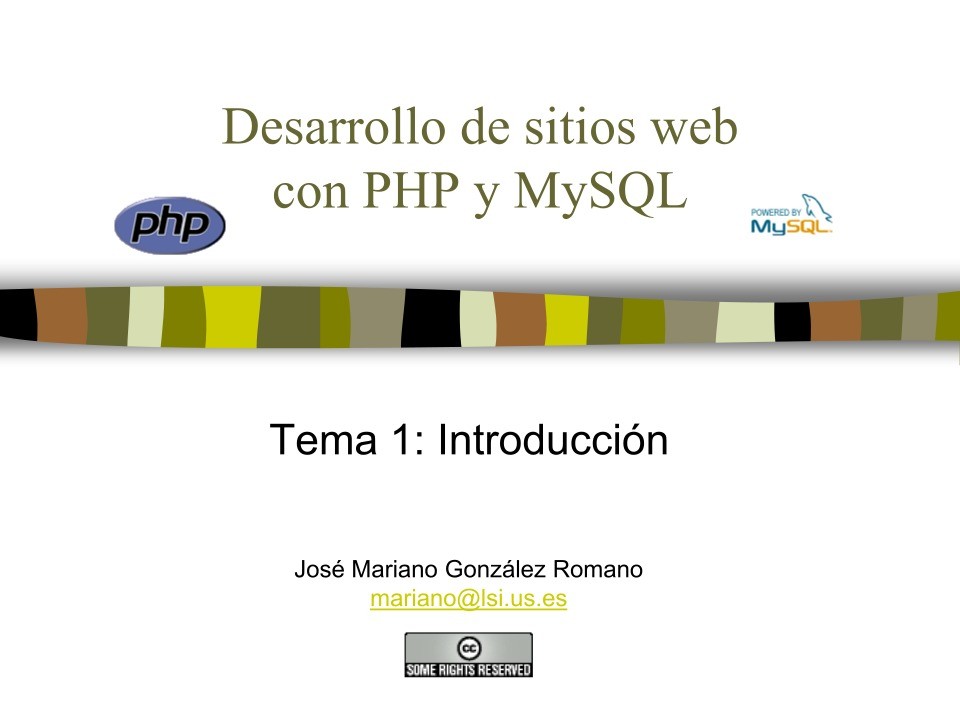 Imágen de pdf Desarrollo de sitios web con PHP y MySQL - Tema 1: Introducción