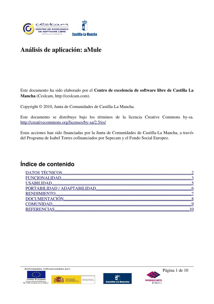 Imágen de pdf Análisis de aplicación: aMule