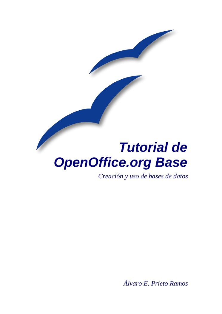 Imágen de pdf Tutorial de OpenOffice.org Base - Creación y uso de bases de datos