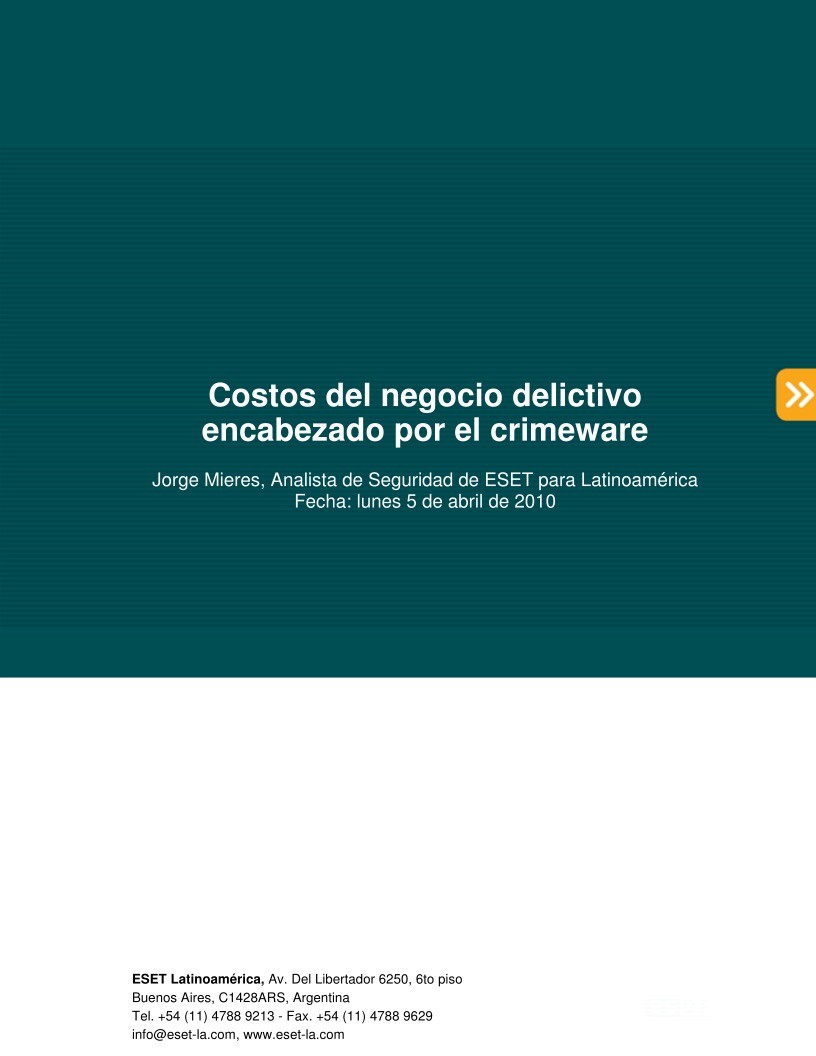 Imágen de pdf Costos del negocio delictivo encabezado por el crimeware