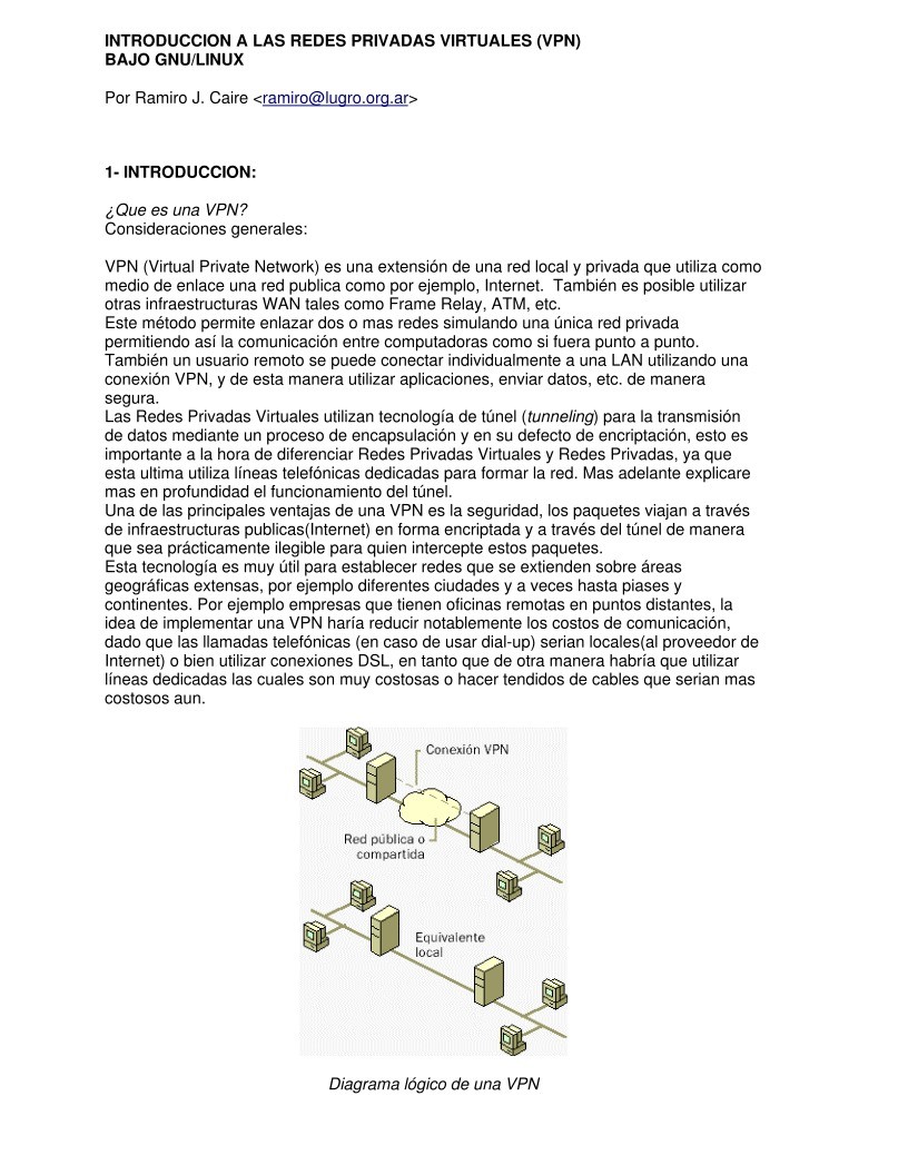 Imágen de pdf INTRODUCCION A LAS REDES PRIVADAS VIRTUALES (VPN) BAJO GNU/LINUX