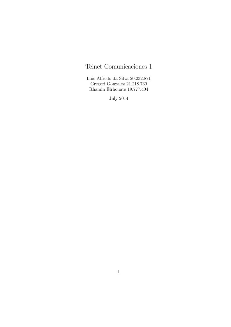 Imágen de pdf Telnet Comunicaciones 1