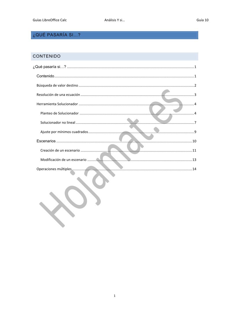 Imágen de pdf Guías LibreOffice Calc - Análisis Y si…