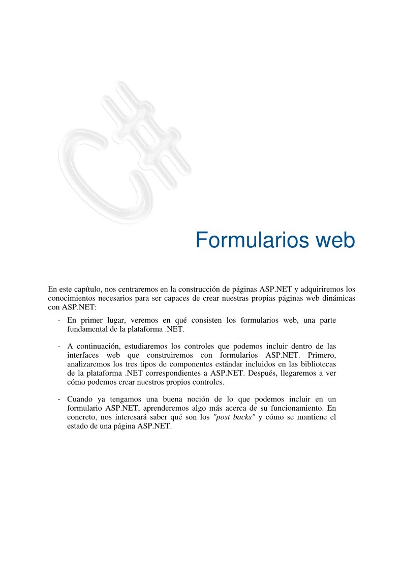 Imágen de pdf C# Formularios web - Desarrollo Profesional de Aplicaciones con C#