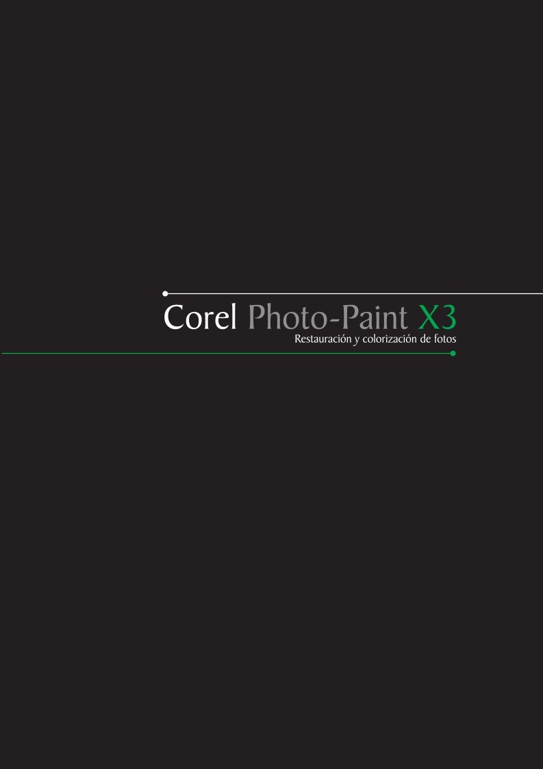 Imágen de pdf Restauración y colorización de fotos Corel Photo-Paint X3