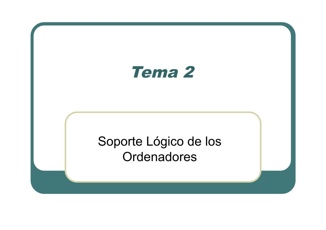 Imágen de pdf TEMA 2: Soporte lógico de los ordenadores