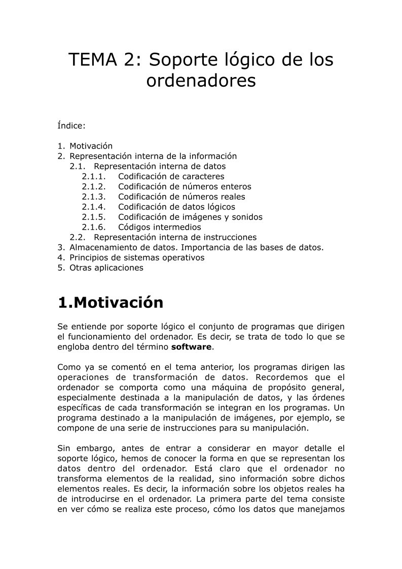 Imágen de pdf TEMA 2: Soporte lógico de los ordenadores