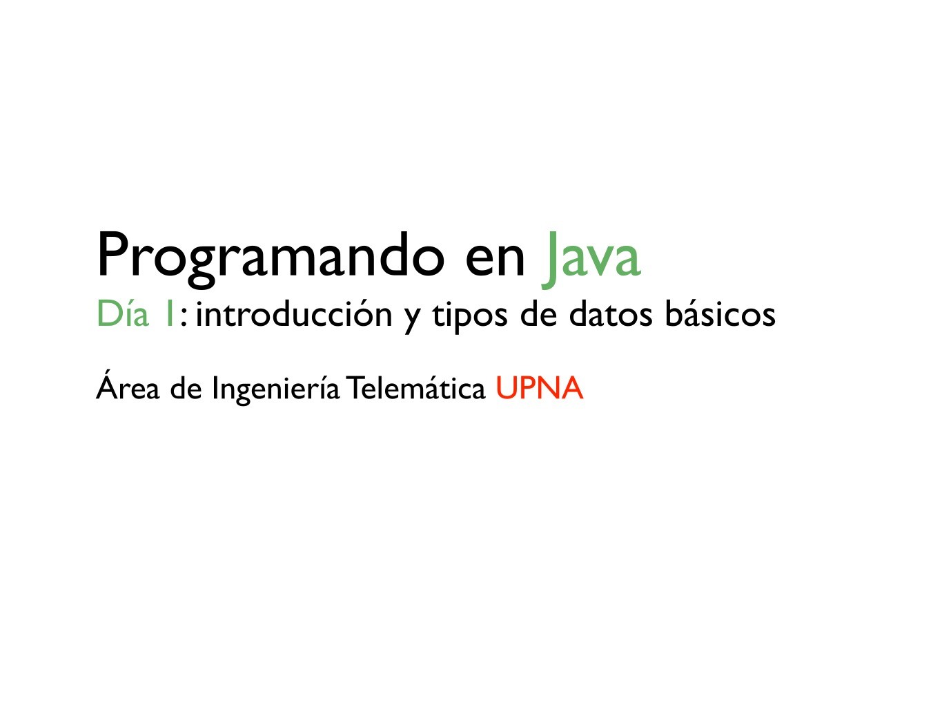 Imágen de pdf Programando en Java Día 1: introducción y tipos de datos básicos