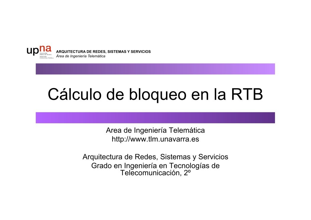 Imágen de pdf Cálculo de bloqueo en la RTB