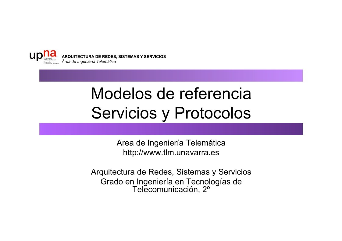 Imágen de pdf Modelos de referencia Servicios y Protocolos