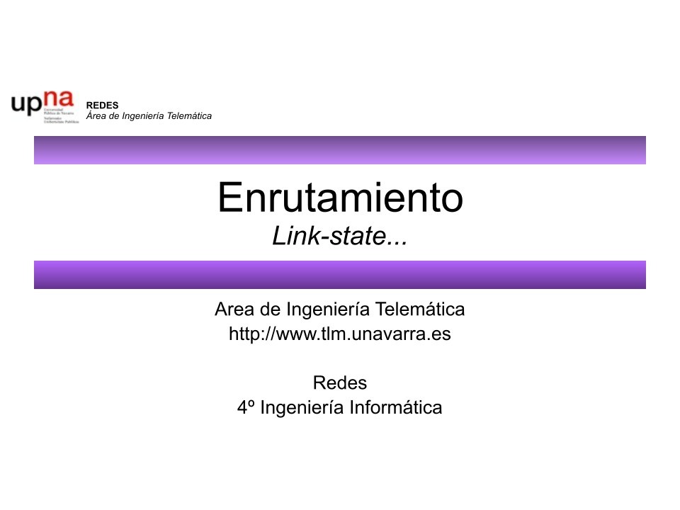 Imágen de pdf Enrutamiento Link-state...