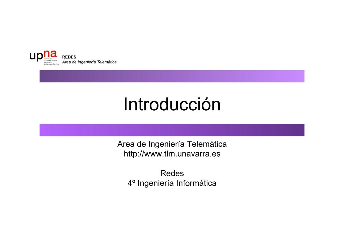 Imágen de pdf Redes - Introducción