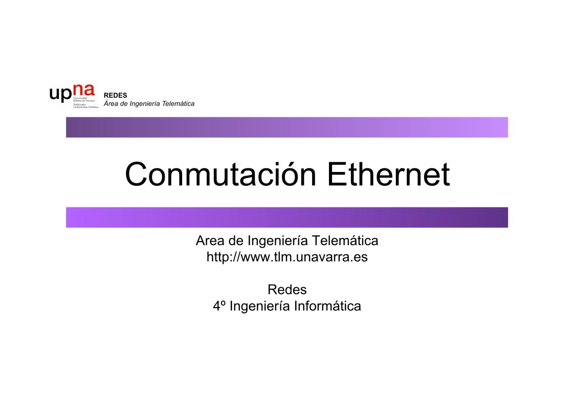 Imágen de pdf Conmutación Ethernet