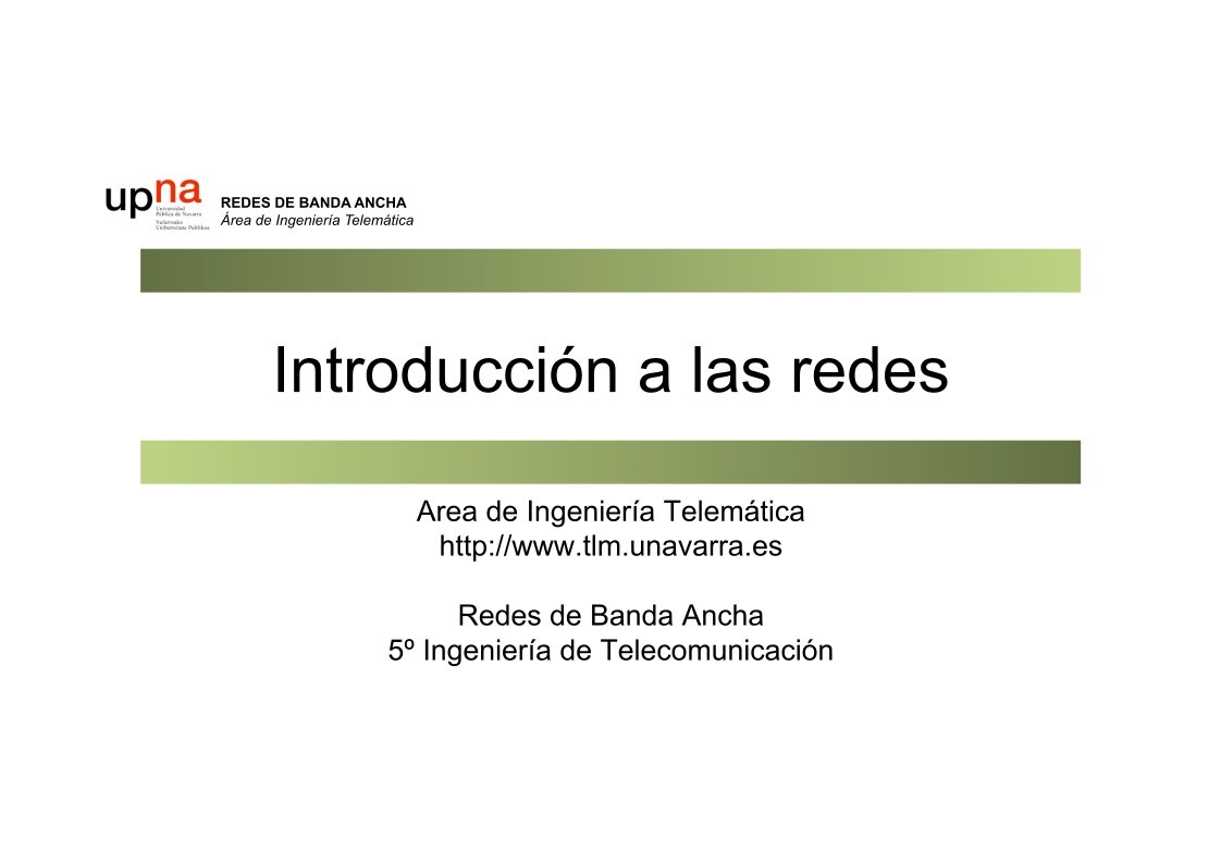 Imágen de pdf Introducción a las redes