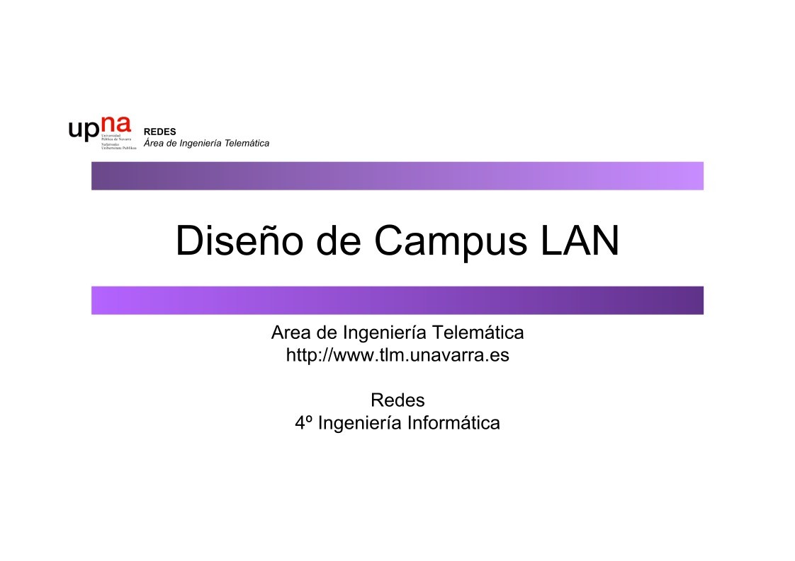 Imágen de pdf Diseño de Campus LAN