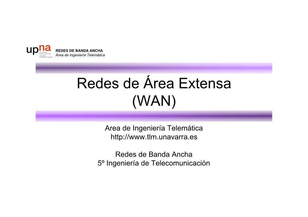 Imágen de pdf Redes de Área Extensa (WAN)