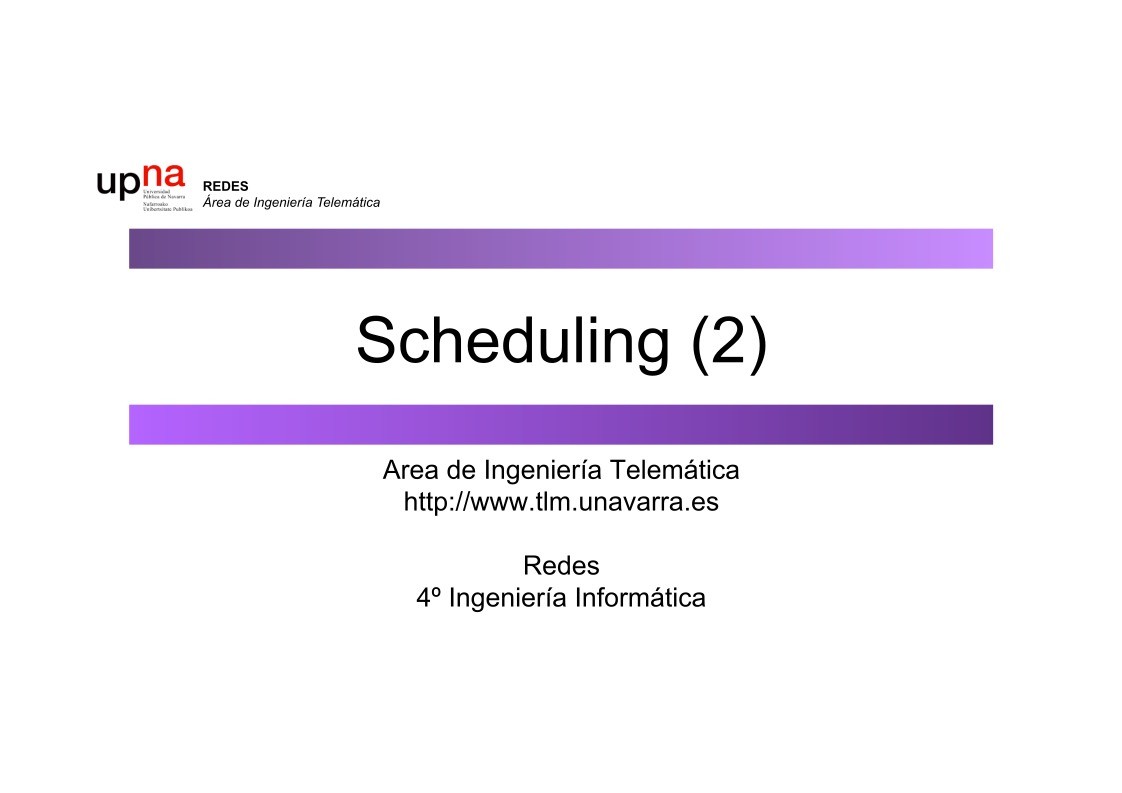 Imágen de pdf Scheduling (2)