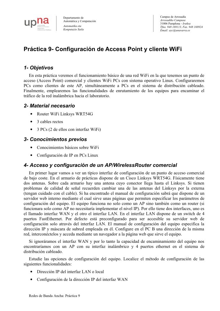 Imágen de pdf Práctica 9- Configuración de Access Point y cliente WiFi