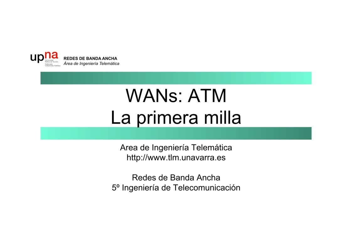 Imágen de pdf WANs: ATM La primera milla