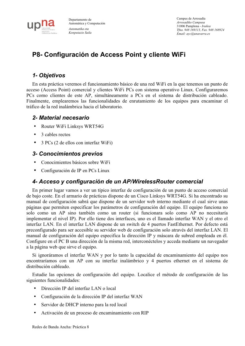 Imágen de pdf P8- Configuración de Access Point y cliente WiFi