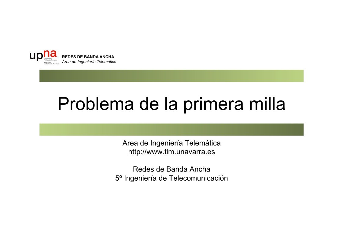 Imágen de pdf Problema de la primera milla