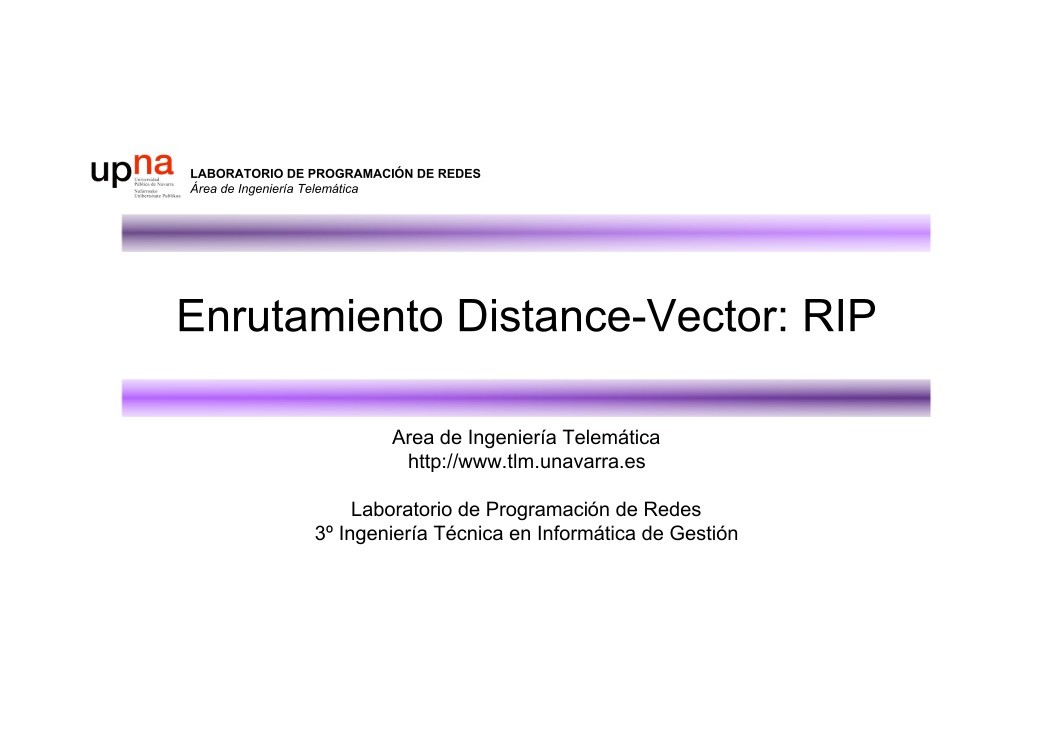 Imágen de pdf Enrutamiento Distance-Vector: RIP