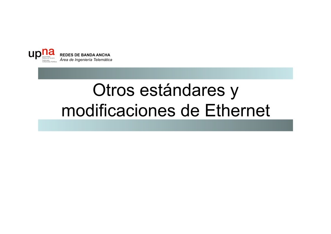 Imágen de pdf Otros estándares y modificaciones de Ethernet