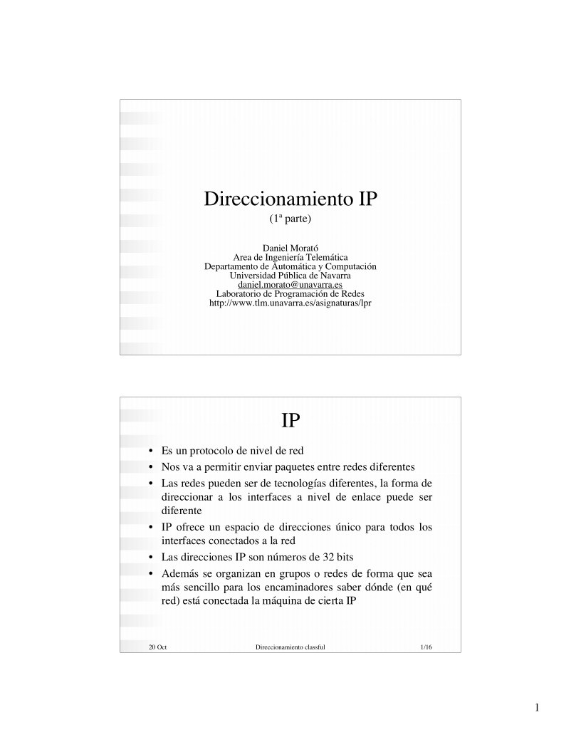 Imágen de pdf Direccionamiento IP (1ª parte)