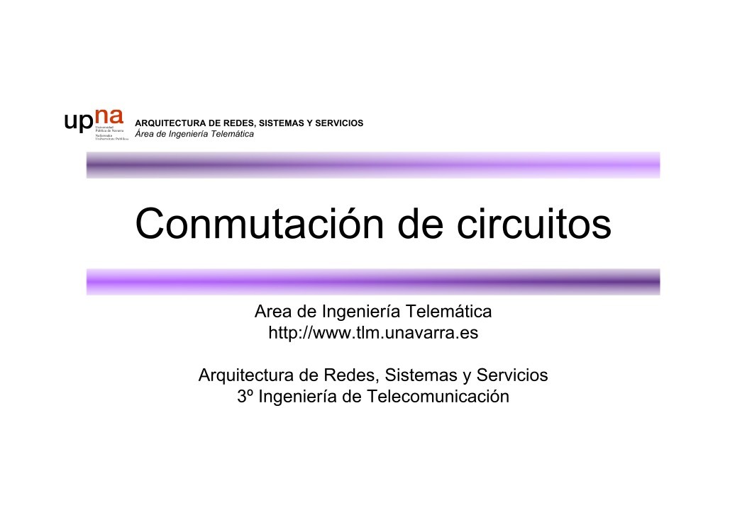 Imágen de pdf Conmutación de circuitos