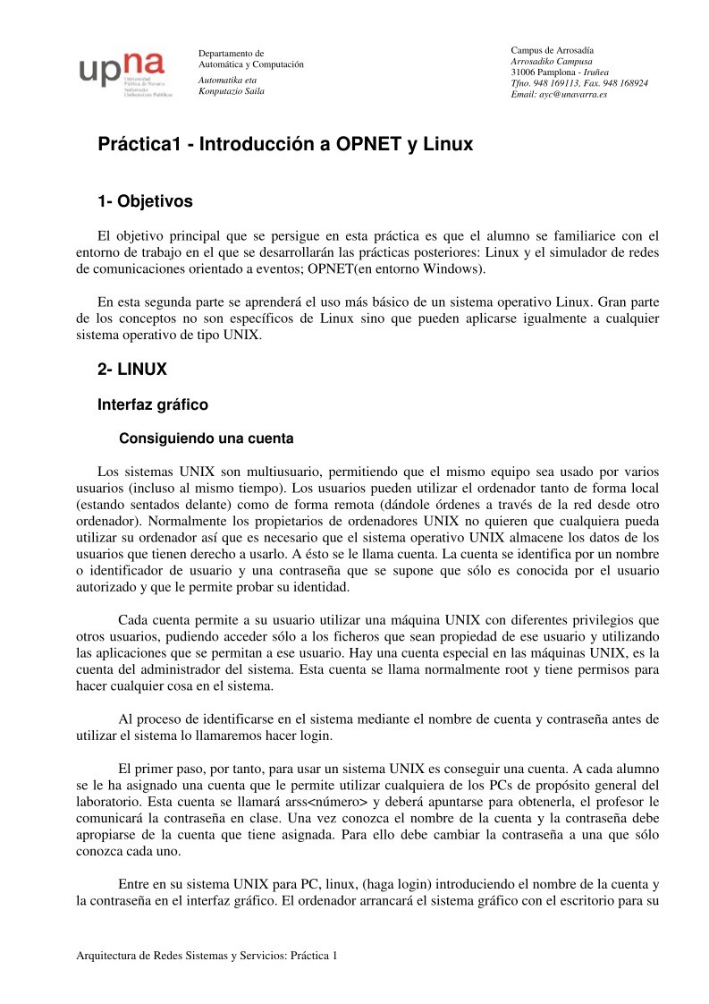 Imágen de pdf Práctica1 - Introducción a OPNET y Linux