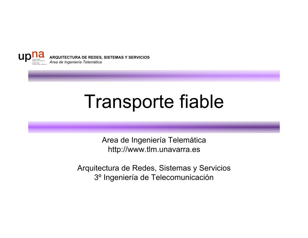 Imágen de pdf Transporte Fiable