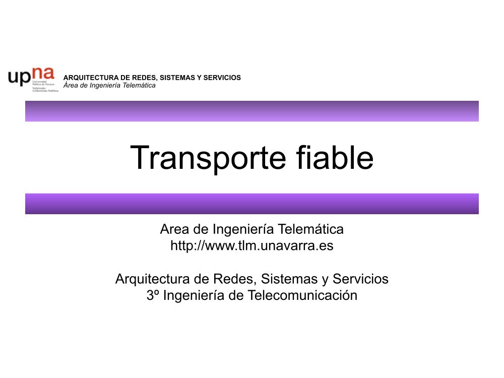 Imágen de pdf Transporte fiable