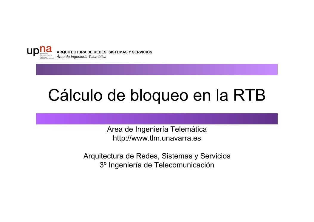 Imágen de pdf Cálculo de bloqueo en la RTB