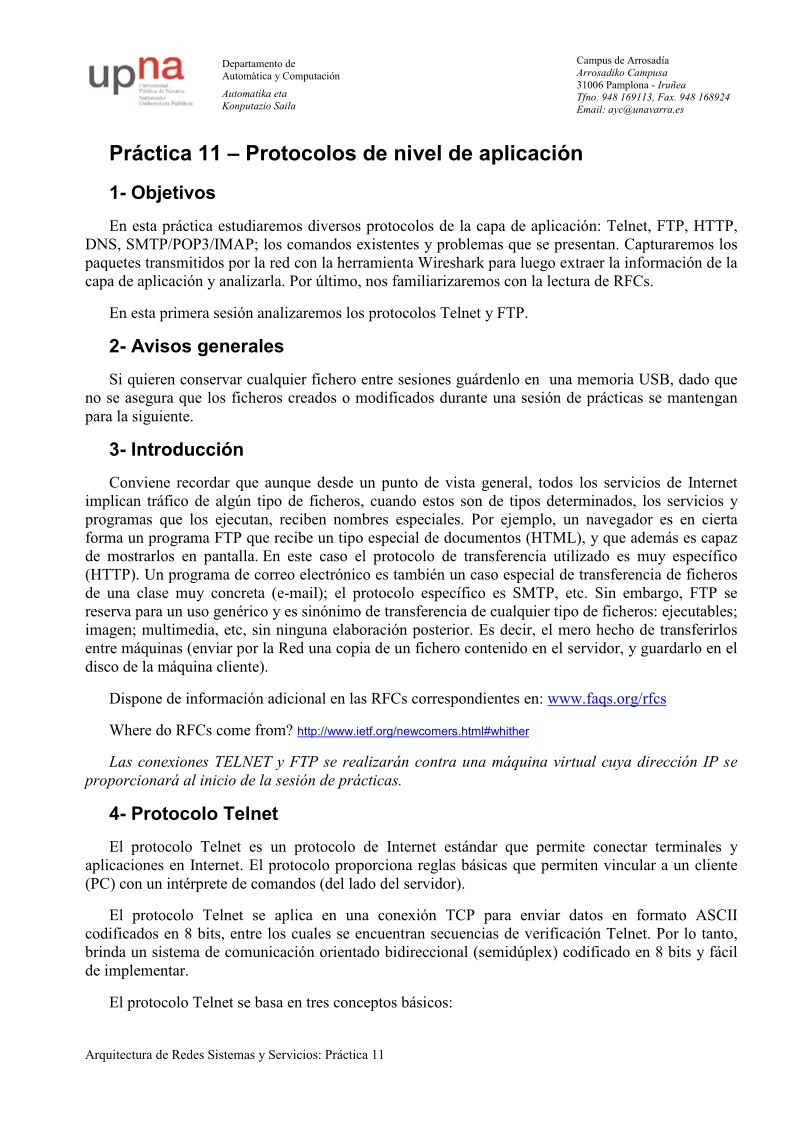 Imágen de pdf Práctica 11 – Protocolos de nivel de aplicación