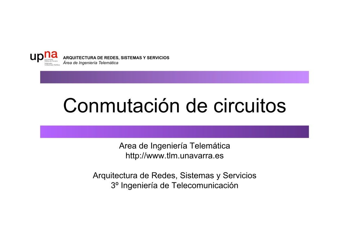 Imágen de pdf Conmutación de circuitos