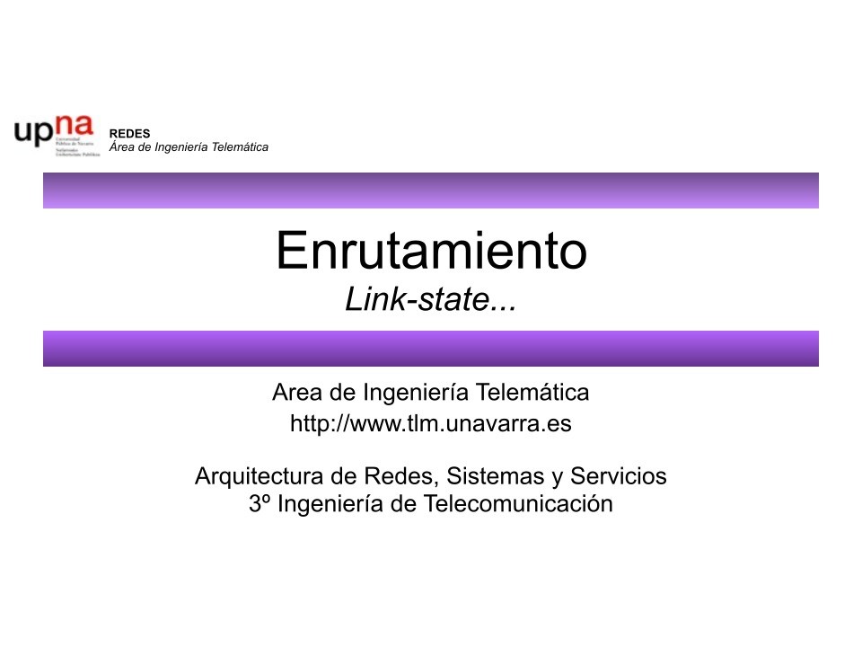 Imágen de pdf Enrutamiento Link-state...