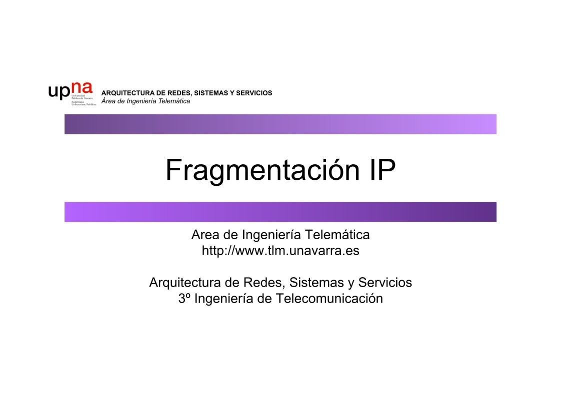 Imágen de pdf Fragmentación IP