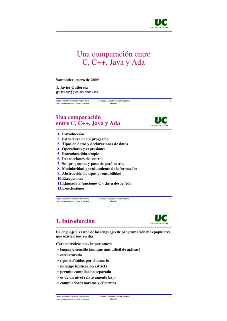 Imágen de pdf Una comparación entre C, C++, Java y Ada