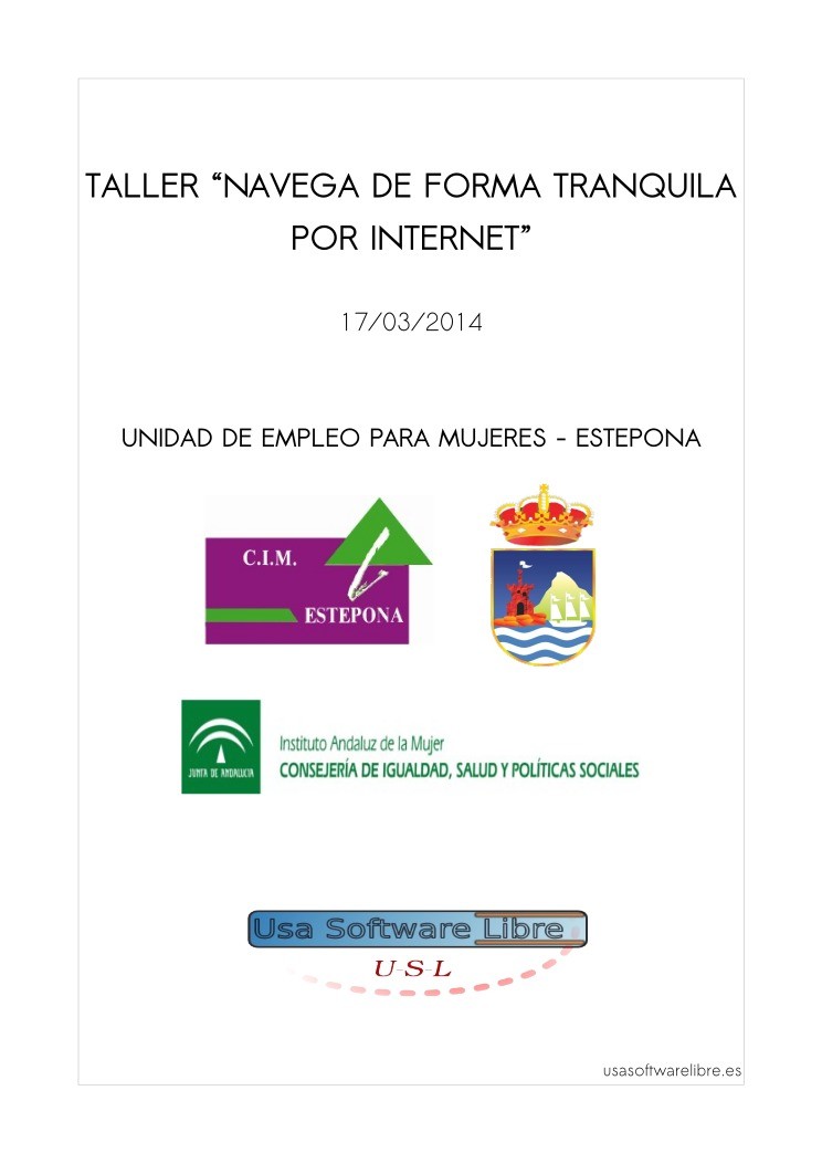 Imágen de pdf TALLER “NAVEGA DE FORMA TRANQUILA POR INTERNET”