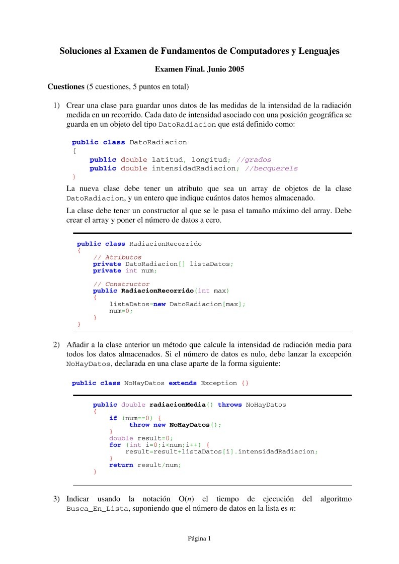 Imágen de pdf Soluciones al Examen de Fundamentos de Computadores y Lenguajes