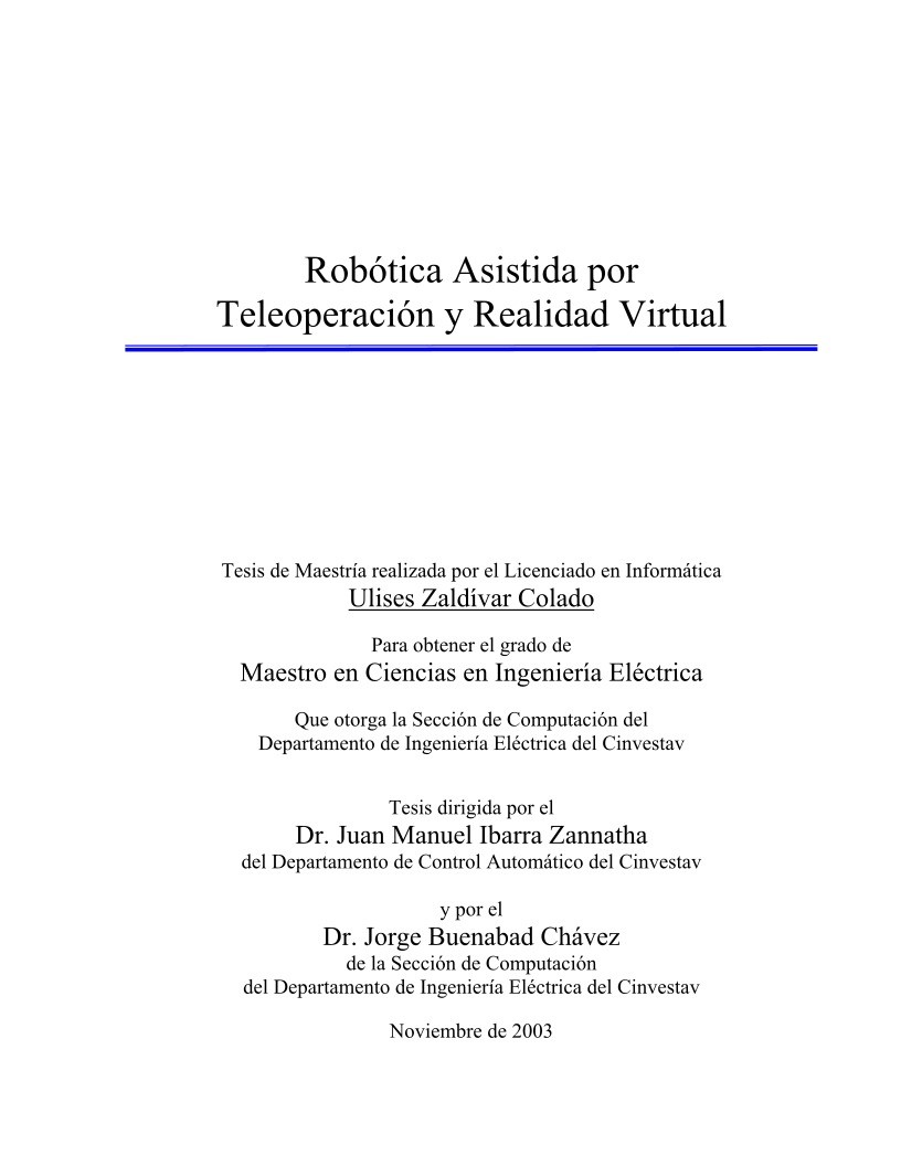 Imágen de pdf Robótica Asistida por Teleoperación y Realidad Virtual