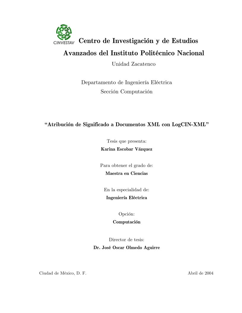 Imágen de pdf Atribución de Significado a Documentos XML con LogCIN-XML