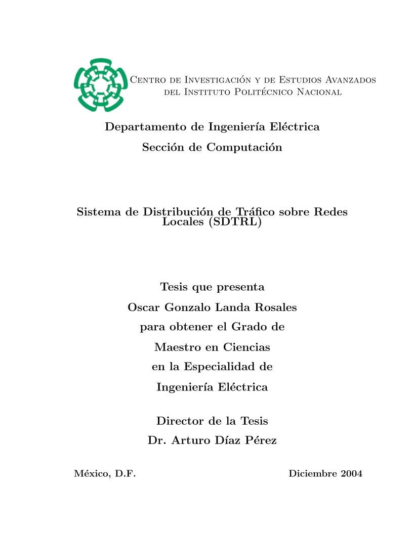 Imágen de pdf Sistema de Distribución de Tráfico sobre Redes Locales (SDTRL)