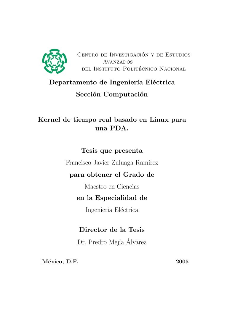 Imágen de pdf Kernel de tiempo real basado en Linux para una PDA